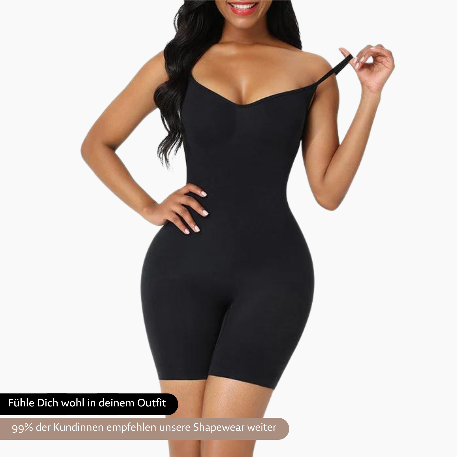 Bodysuit Sculpting mit Hose Shapewear mit Bauchweg-Effekt