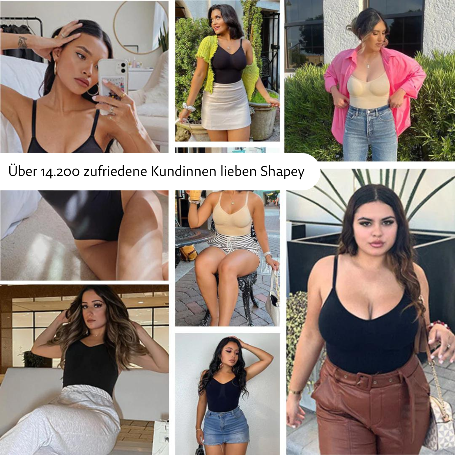 Bodysuit Sculpting mit Hose Shapewear mit Bauchweg-Effekt